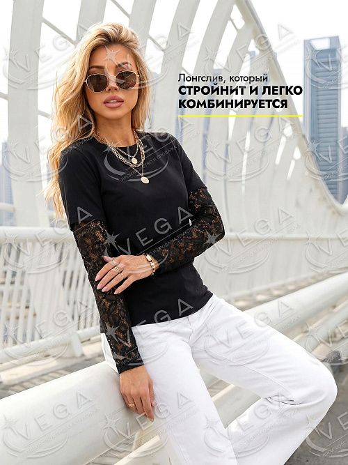картинка Лонгслив женский 521 от магазина Одежда+