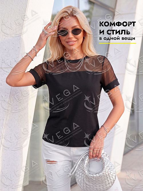 картинка Футболка женская 555 от магазина Одежда+